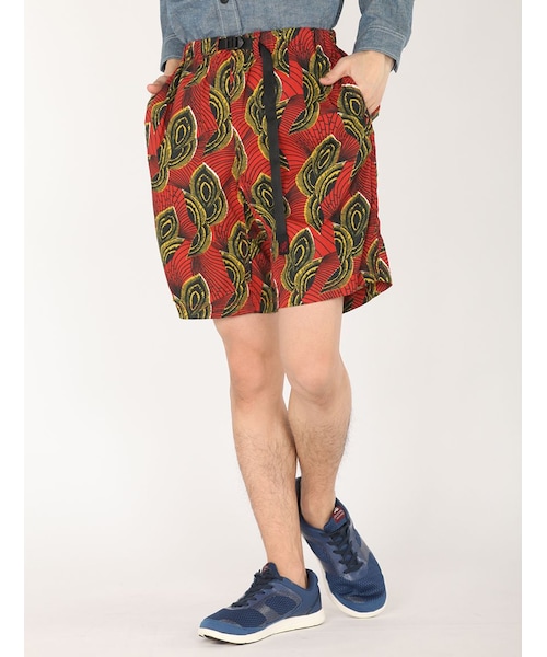 Gramicci(グラミチ)の「GRAMICCI/グラミチ BATIK G-SHORTS J (149)(パンツ・メンズ・RED/ROYAL・S/M/L)」の1枚目の写真