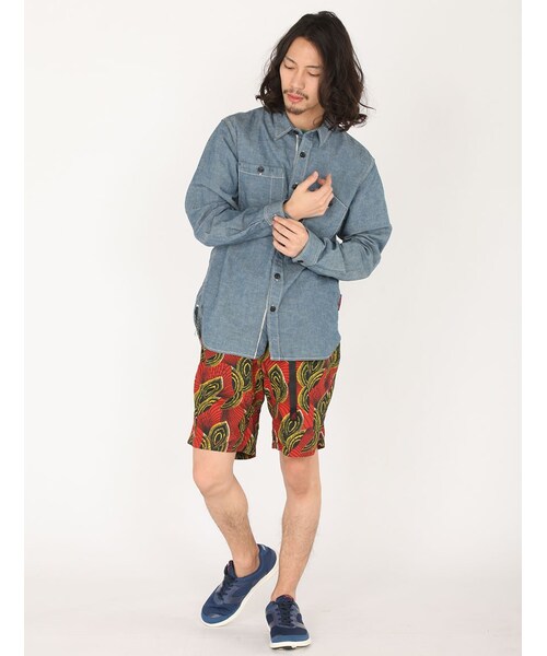 Gramicci(グラミチ)の「GRAMICCI/グラミチ BATIK G-SHORTS J (149)(パンツ・メンズ・RED/ROYAL・S/M/L)」の16枚目の写真