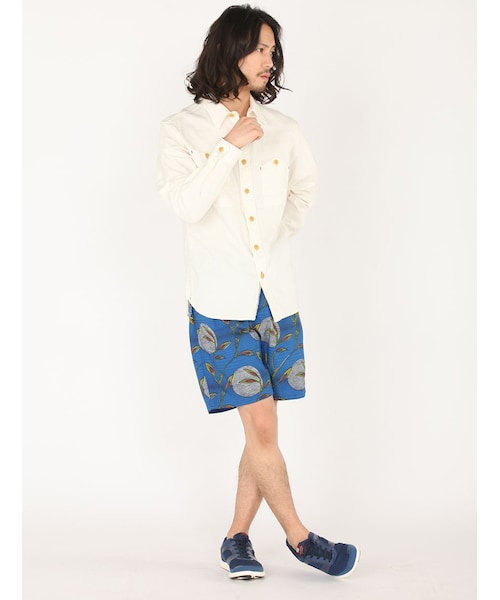 Gramicci(グラミチ)の「GRAMICCI/グラミチ BATIK G-SHORTS J (149)(パンツ・メンズ・RED/ROYAL・S/M/L)」の9枚目の写真