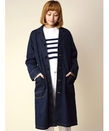 w closet | 【予約】7.5ozスラブデニムショップコート(トップス)