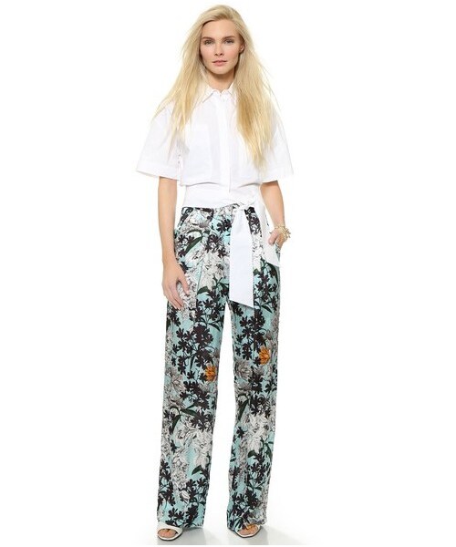 MSGM（エムエスジーエム）の「MSGM Cropped Wrap Blouse（シャツ/ブラウス・レディース・White・42/38/40/44）」の3枚目の写真