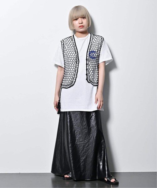 CITYSHOP（シティーショップ）の「《予約》SATIN WAX スカート