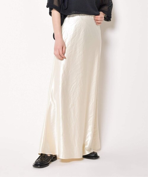 CITYSHOP（シティーショップ）の「《予約》SATIN WAX スカート