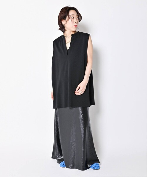 CITYSHOP（シティーショップ）の「《予約》SATIN WAX スカート