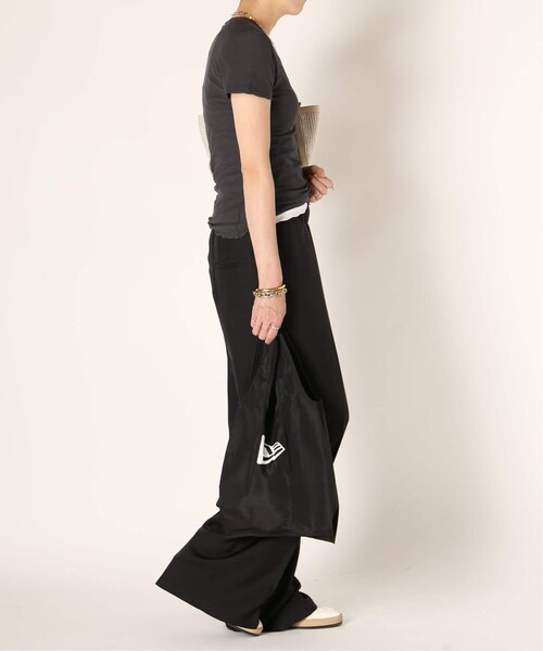 MUSE de Deuxieme classe（ミューズデドゥーズィエムクラス）の「追加 *Silk Looker パンツ（パンツ・ブラック/(001)/34/残り2点/36/在庫あり/38）」の7枚目の写真