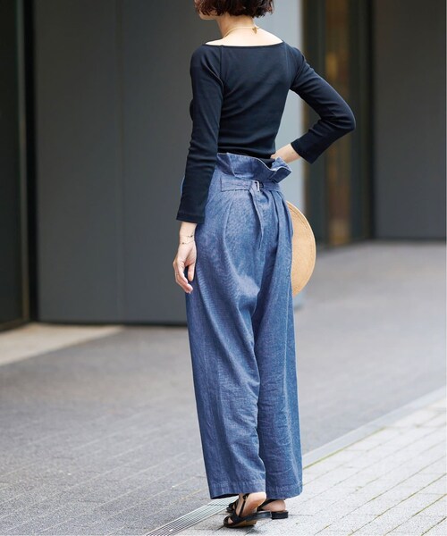 IENA（イエナ）の「IENA LA BOUCLE ライトデニムマリンパンツ（）」 - WEAR