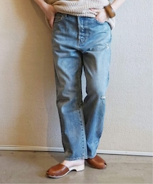 journal standard luxe 13oz クラッシュダメージパンツ 13OZ クラッシュダメージデニム（デニムパンツ）｜JOURNAL