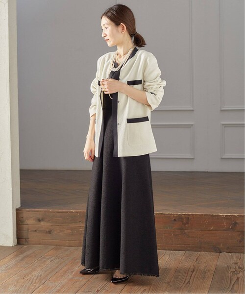 VERMEIL par iena（ヴェルメイユパーイエナ）の「ツイードロング  