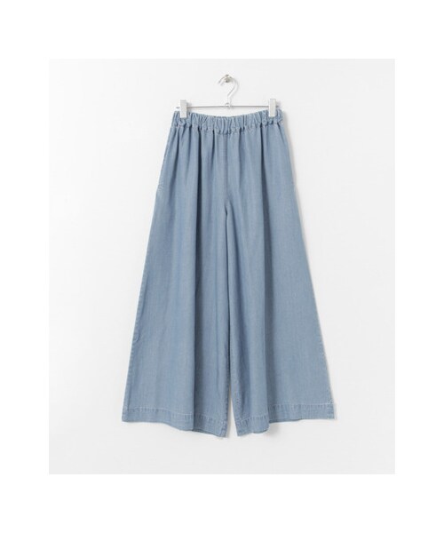 URBAN RESEARCH DOORS(アーバンリサーチドアーズ)の「テンセルデニムイージーパンツ(パンツ・レディース・DARKINDIGO/L.INDIGO・one)」の2枚目の写真