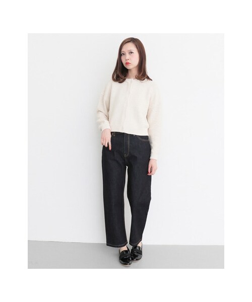 KBF(ケイビーエフ)の「デニムパンツ(パンツ・レディース・WHITE/LIGHTBLUE/INDIGO・36/38)」の6枚目の写真