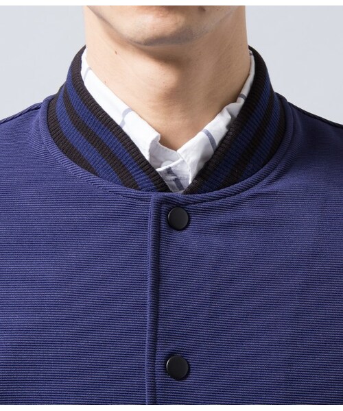 JUNRED(ジュンレッド)の「【先行予約】リップルスタジャン 2015SS(ブルゾン・メンズ・ブラック/ホワイト/ネイビー・0/1/2)」の7枚目の写真