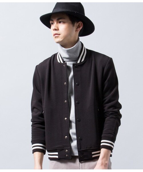 JUNRED(ジュンレッド)の「【先行予約】リップルスタジャン 2015SS(ブルゾン・メンズ・ブラック/ホワイト/ネイビー・0/1/2)」の2枚目の写真