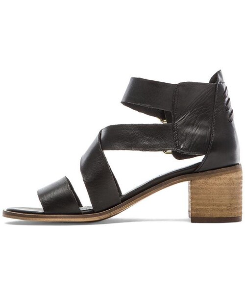 STEVE MADDEN（スティーブマデン）の「Steve Madden Rosanna Sandal（サンダル・レディース・Black Leather・7.5/9/5.5/6.5/7/10/9.5/8.5/8/6）」の5枚目の写真