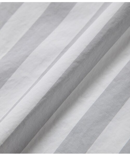 ADAM ET ROPE'（アダムエロペ）の「【先行予約】ホワイトコーティングストライプシャツ（ブラウス/シャツ・メンズ・グレー/ネイビー・M/L）」の11枚目の写真