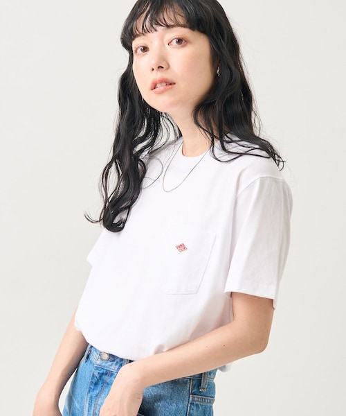 DANTON（ダントン）の「POCKET T-SHIRT（その他・レディース・ホワイト/ブラック・S）」の3枚目の写真