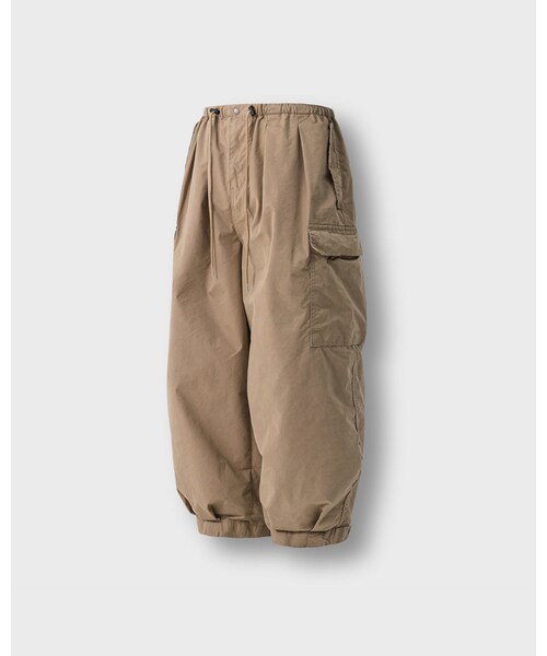 アングラン　 Balloon Pants MUSINSA | ANGLAN Ribstop String Panel Balloon Pants- Olive Green