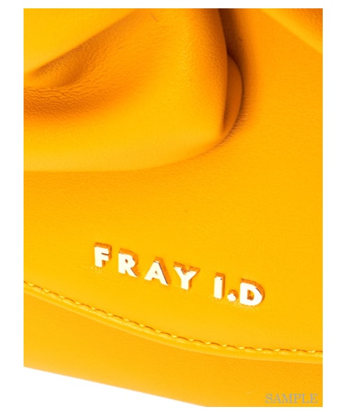 FRAY I.D(フレイアイディー)の「レザーリボンクラッチ(クラッチバッグ・レディース・YEL・F)」の6枚目の写真