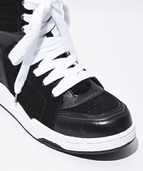 DIET BUTCHER（ダイエットブッチャー）の「DIET BUTCHER SLIM SKIN×MIDWEST 【別注】スウェード×レザースニーカー（スニーカー・メンズ・ブラック・41/42/43）」の11枚目の写真