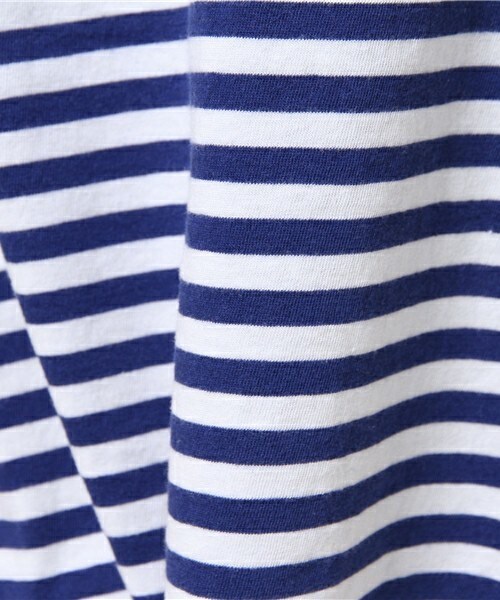 Johnbull Private labo（ジョンブルプライベートラボ）の「ボーダーフレアTシャツ（Tシャツ/カットソー・レディース・ブラック系その他/ブルー系その他・FREE）」の10枚目の写真