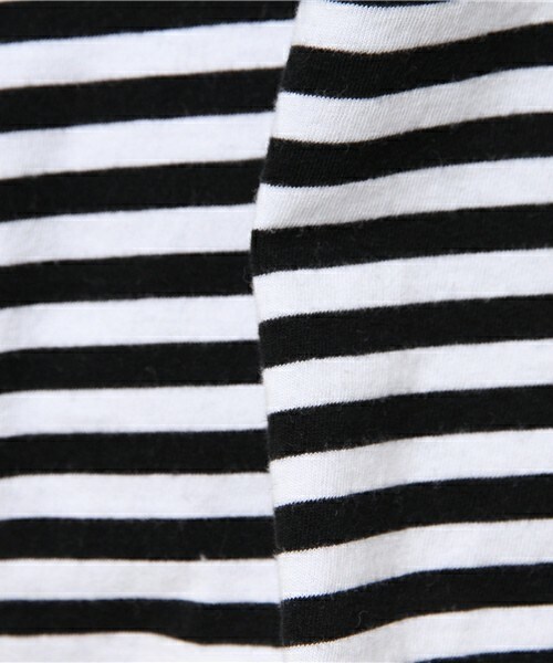 Johnbull Private labo（ジョンブルプライベートラボ）の「ボーダーフレアTシャツ（Tシャツ/カットソー・レディース・ブラック系その他/ブルー系その他・FREE）」の11枚目の写真