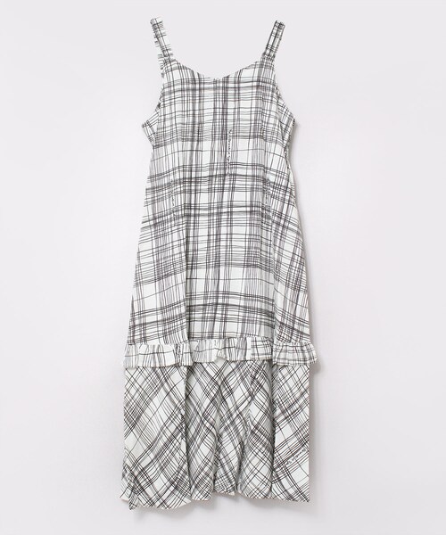 RNA（アールエヌエー）の「D1624 クレヨンチェックキャミワンピース  