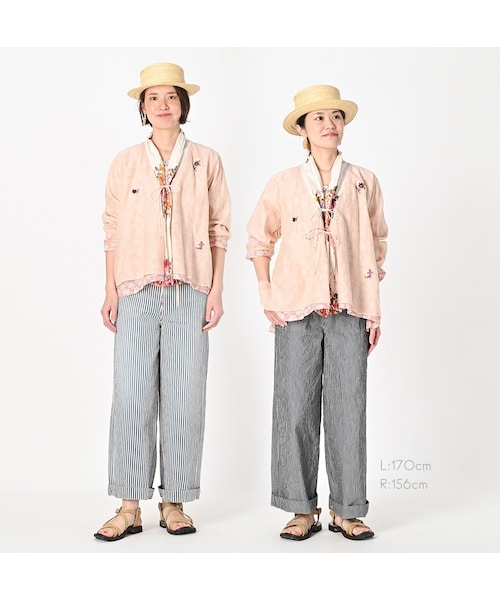 ◆希少◆45R◆インドカディのpuapuaボレロ（藍）◆定価¥125,400 45R 藍インドカディdeカットワークボレロ - メルカリ