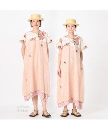 安いそれに目立つ 45R（フォーティファイブアール）の「インドカディのpuapua ワンピース