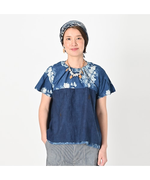 45R（フォーティファイブアール）の「インドカディのpuapuaブラウス