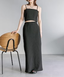 mystic | 【10％OFF対象アイテム】シャーリングキャミSETUP(ワンピース/ドレス)