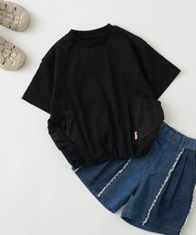 CIAOPANIC TYPY（チャオパニックティピー）の「【KIDS】USAコットンサイドポケットビッグTee（Tシャツ/カットソー・キッズ）」