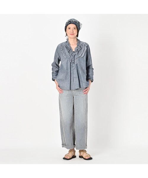 45R シャルロットデニム✴︎ヒッコリー淡