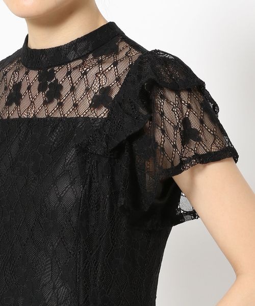 Andemiu（アンデミュウ）の「フリルスリーブレースドレス（）」 - WEAR