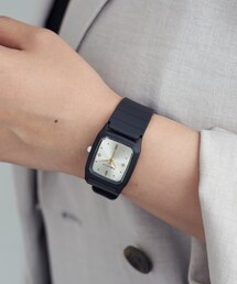 時計 Daily russet Daily russet（デイリー ラシット）の「スクエア ブラックラバー
