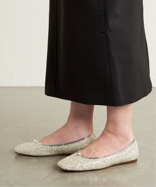 LE TALON（ルタロン）の「GRISEスクエアグリッターフラット（）」 - WEAR