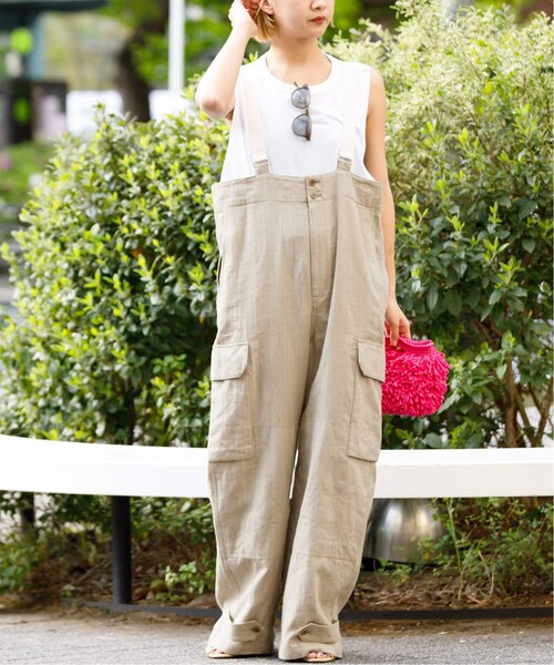 IENA（イエナ）の「IENA LA BOUCLE リネンコットンヘリンボン