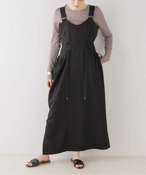 ワンピース ujoh Gathered Hole Bare Dress ujoh Gathered Hole Bare Dress