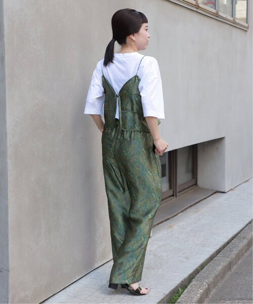 VERMEIL par iena（ヴェルメイユパーイエナ）の「【TICCA/ティッカ】キュプラジャガード パンツ（その他・グリーン/フリー）」の13枚目の写真