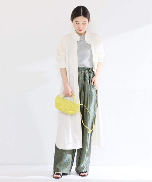 VERMEIL par iena（ヴェルメイユパーイエナ）の「【TICCA/ティッカ】キュプラジャガード パンツ（その他・グリーン/フリー）」の14枚目の写真