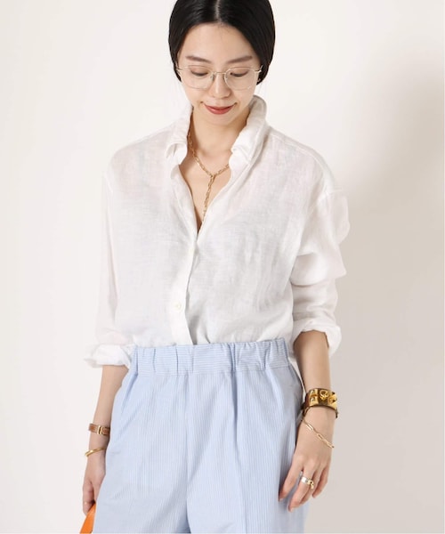 ドゥーズィエムクラス　2022SS LINEN WASH シャツ　リネンシャツ Deuxieme Classe（ドゥーズィエムクラス）の「*リネン