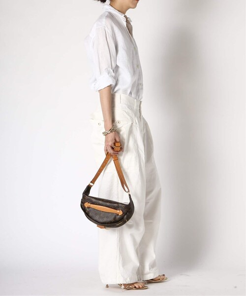 美品 ミューズ ドゥ ドゥーズィエムクラス コットンウォッシュシャツ MUSE de Deuxieme classe（ミューズデドゥーズィエムクラス）の