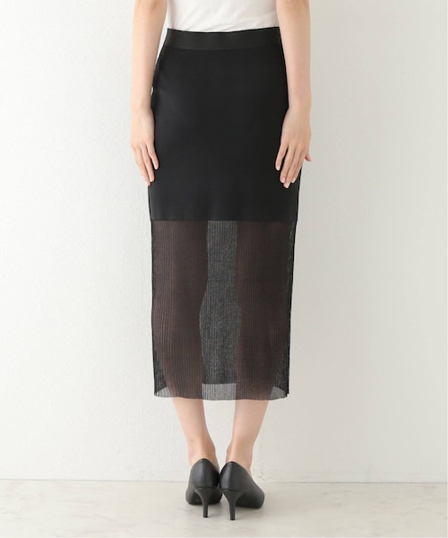 美品 MUSE ドゥーズィエムクラス Silk Sheer Tight スカート MUSE de Deuxieme classe（ミューズデドゥーズィエムクラス）の
