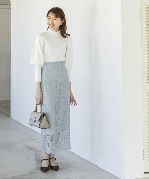 Noble（ノーブル）の「《追加》リバーレースIラインスカート 6