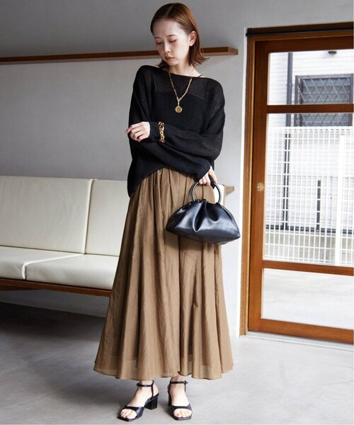 SLOBE IENA（スローブイエナ）の「《追加2予約》綿シルク切替