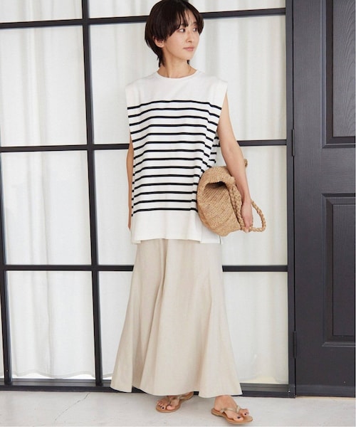 JOURNAL STANDARD relume（ジャーナルスタンダード　レリューム）の「《追加予約》リネンレーヨンマーメイドスカート（その他・ブラック/36/38）」の11枚目の写真