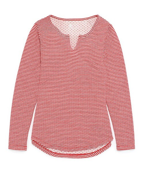 Timberland（ティンバーランド）の「ベリーズリバー　ダブルストライプシャツ（Tシャツ/カットソー・レディース・ブルー/イエロー/レッド・XS/S/M/L/XL/XXL）」の3枚目の写真