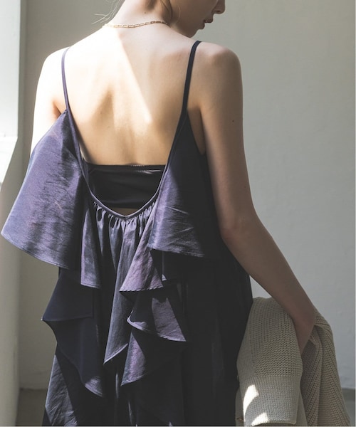 noble フリルキャミワンピース Noble（ノーブル）の「《予約》フリルキャミワンピース（）」 - WEAR