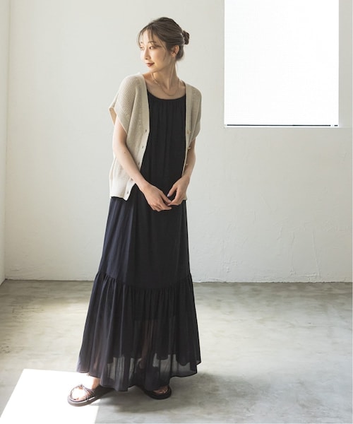 noble フリルキャミワンピース Noble（ノーブル）の「《予約》フリルキャミワンピース（）」 - WEAR