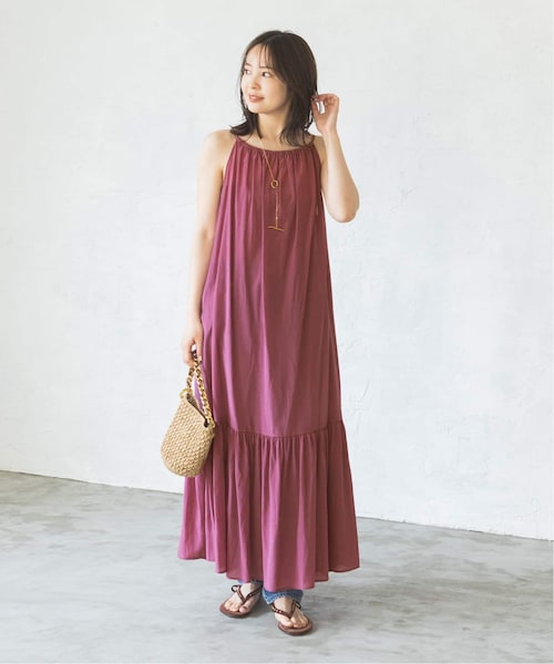 noble フリルキャミワンピース Noble（ノーブル）の「《予約》フリルキャミワンピース（）」 - WEAR