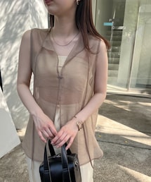 mystic | [mline]シアーノースリプルオーバー(トップス)