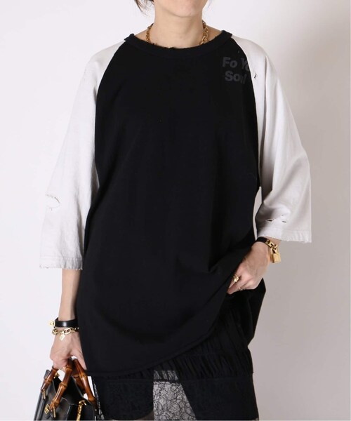 L'Appartement DEUXIEME CLASSE - MUSE ドゥーズィエムクラス◆STAND ALONE RAGLAN Tシャツ MUSE de Deuxieme classe（ミューズデドゥーズィエムクラス）の